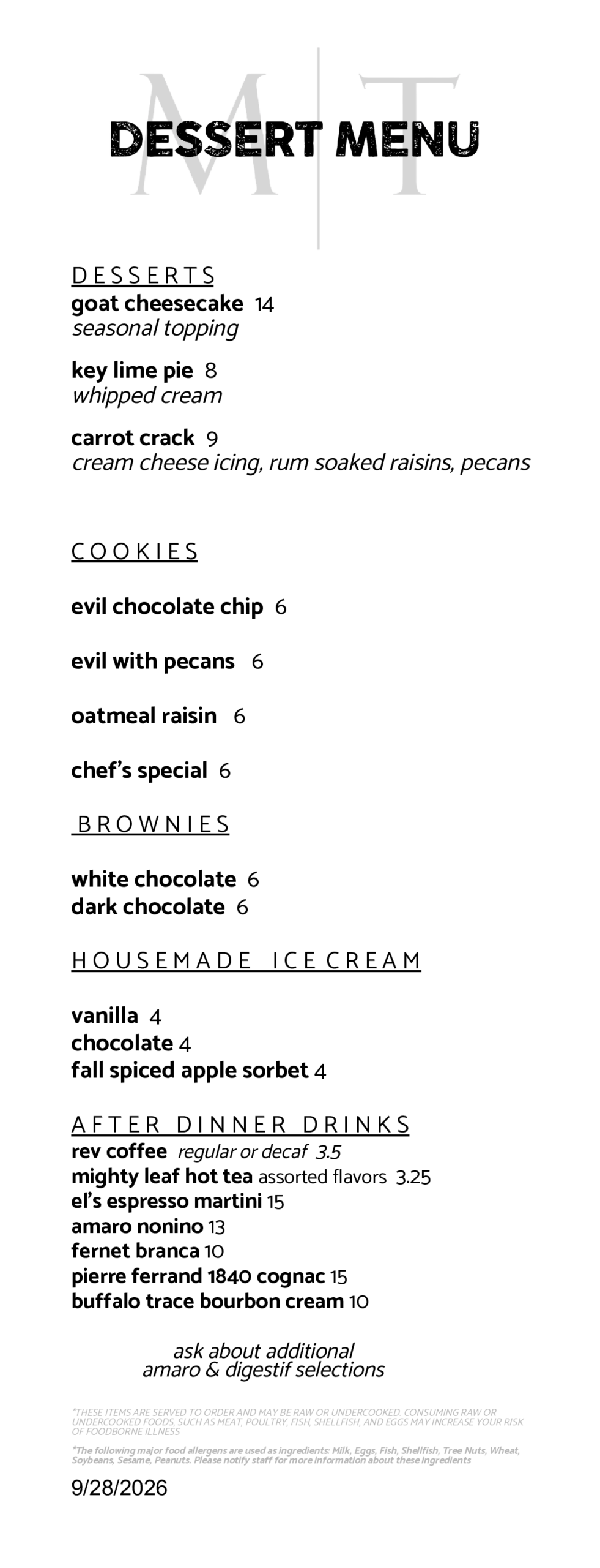 MT Dessert Menu 9.28.26